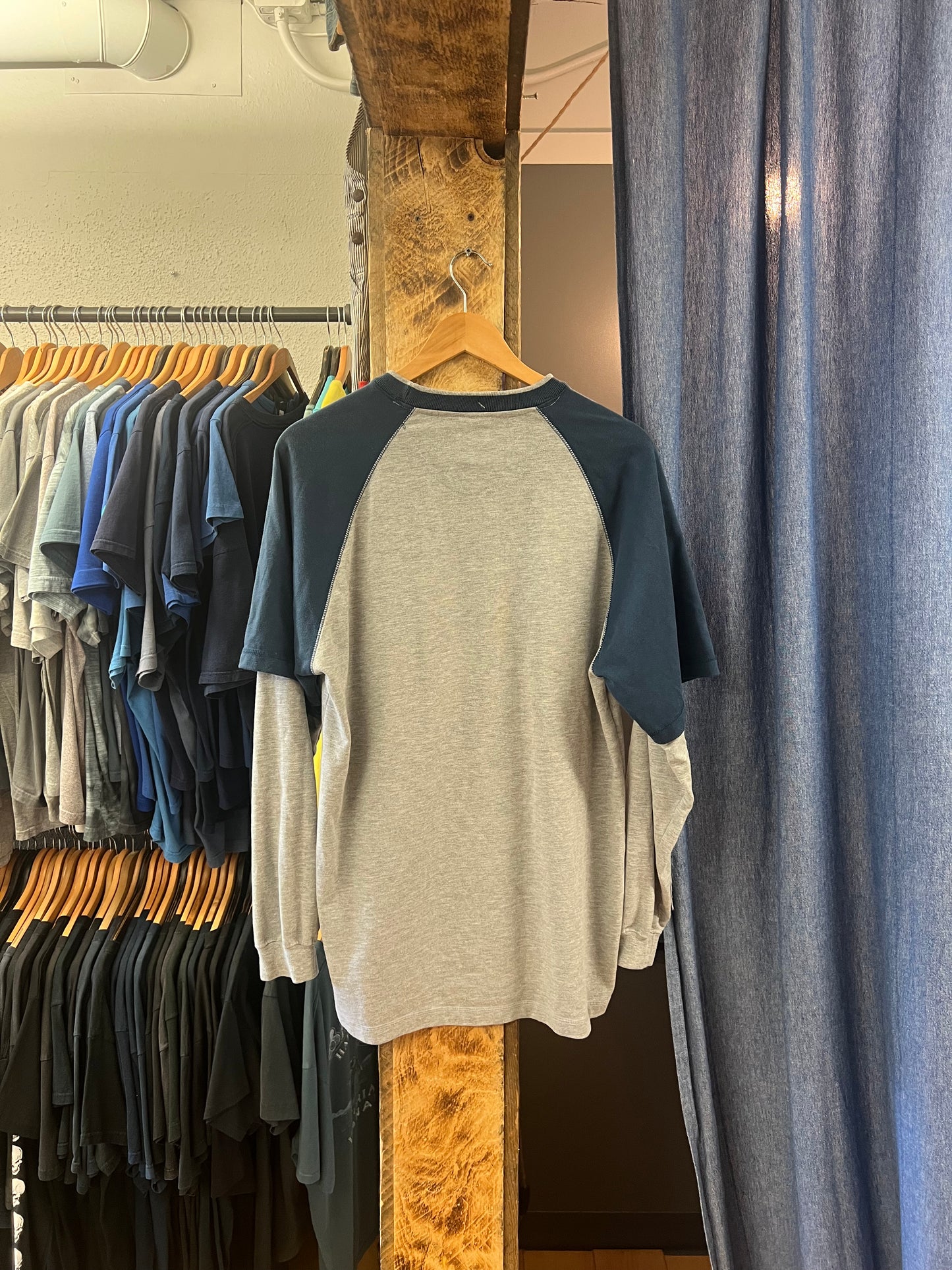 Vintage exco jeans grey and navy Longsleeve - m