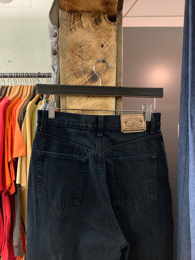 Vintage Maryk & Co Black Denim Pants - 31x34