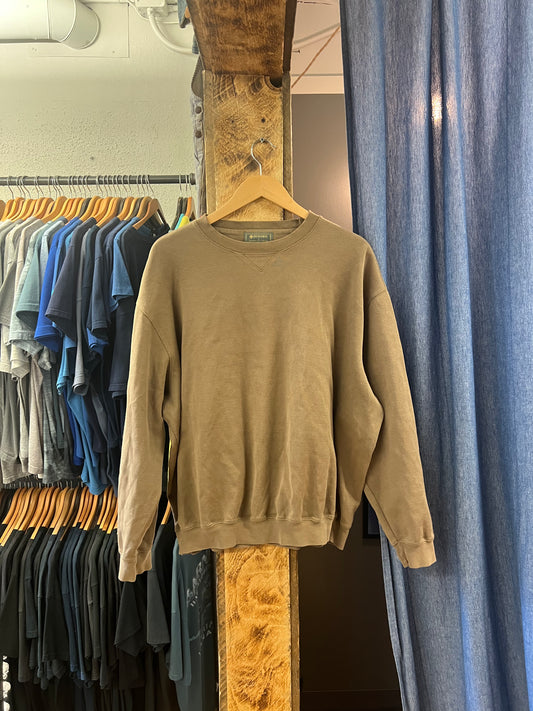 Vintage Descente Brown Blank Crewneck - XL