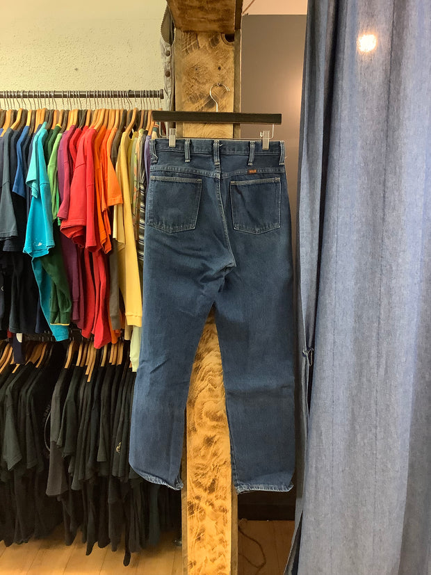 Vintage Rustler Blue Denim Pants - 32x32