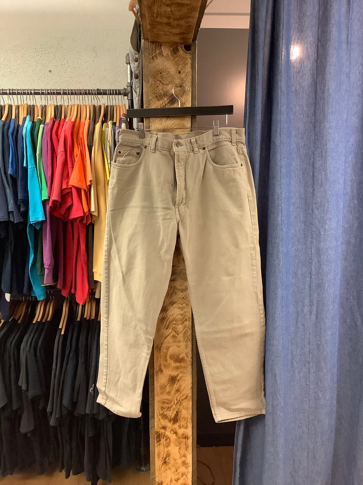 Vintage Kirkland Khaki Denim Pants - 36x30
