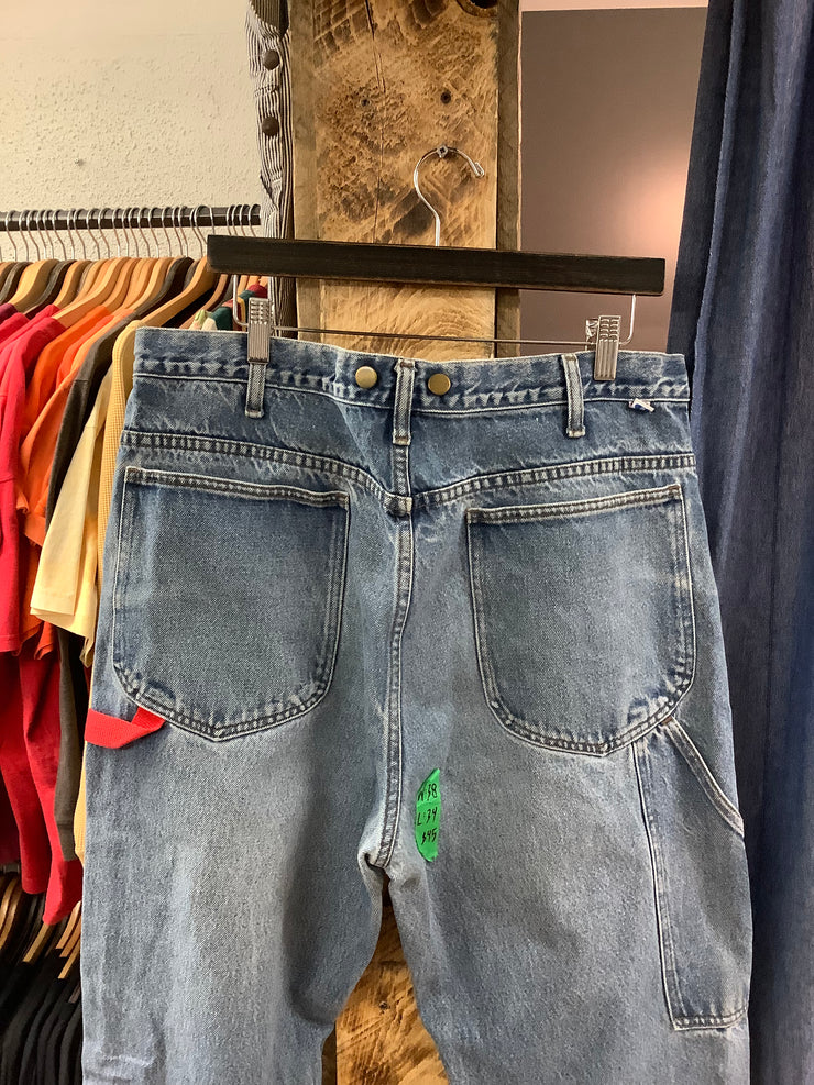 Vintage Big B Blue Denim Pants - 38x34