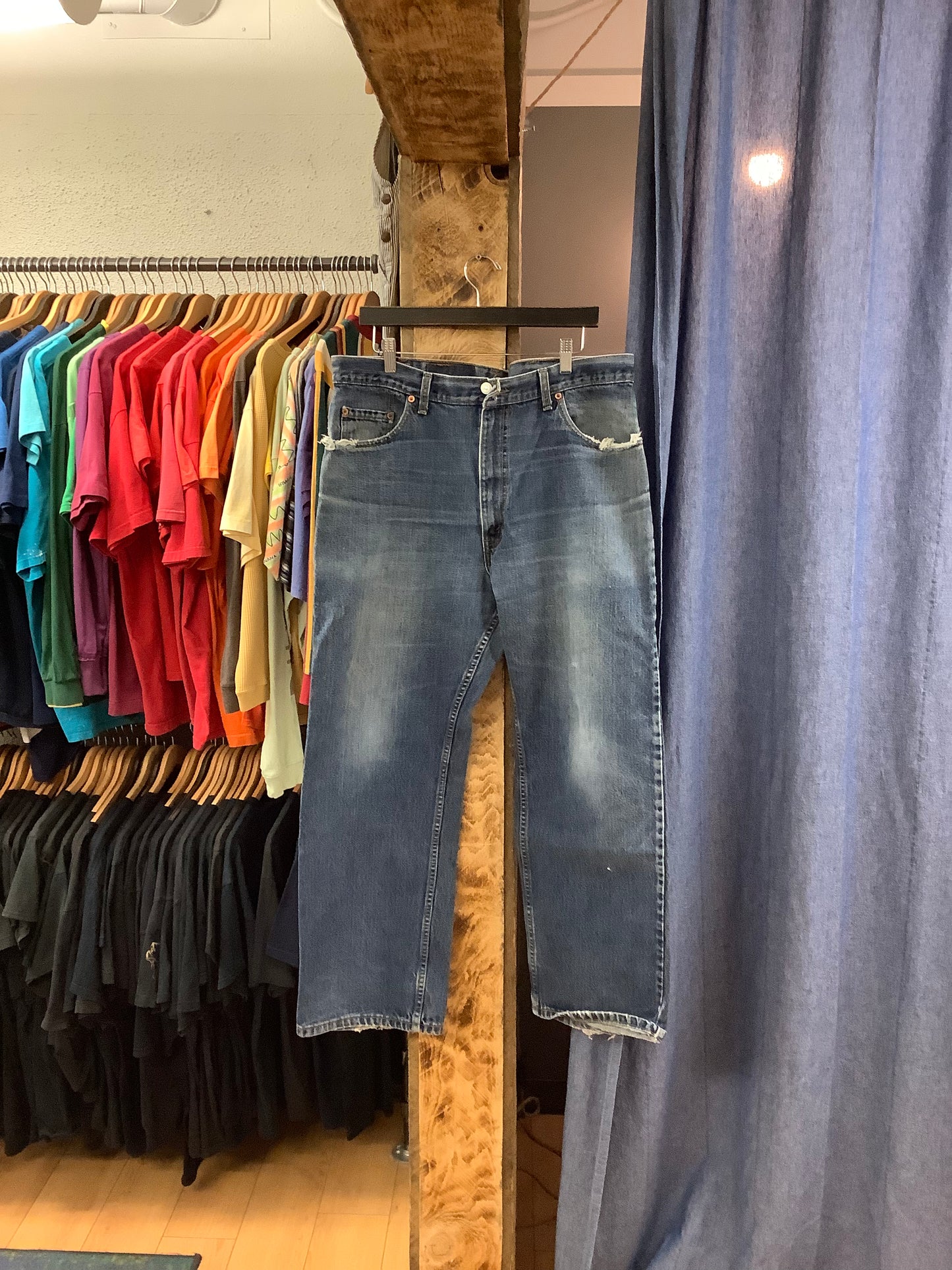 Vintage Levi Strauss Blue Denim Pants - 38x30