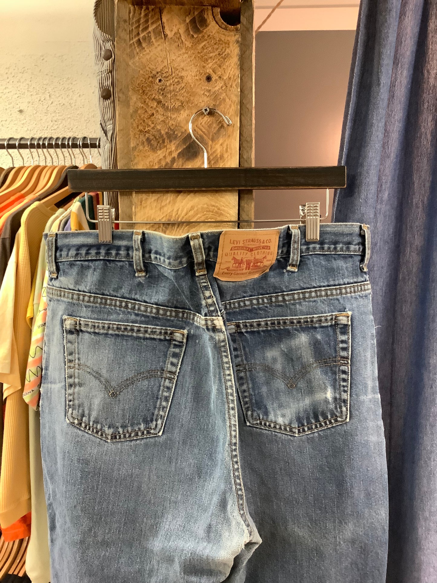 Vintage Levi Strauss Blue Denim Pants - 38x30