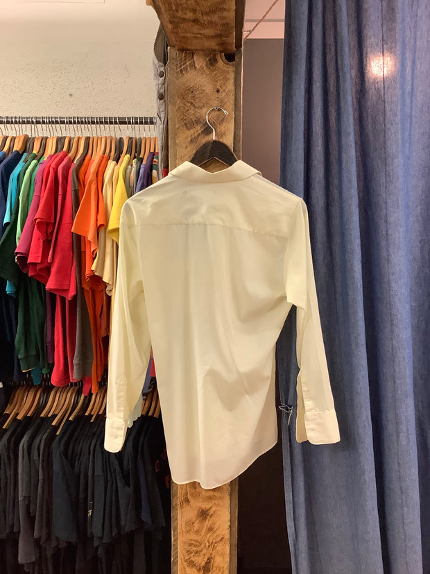 Vintage Marquis Cream Button Up - L