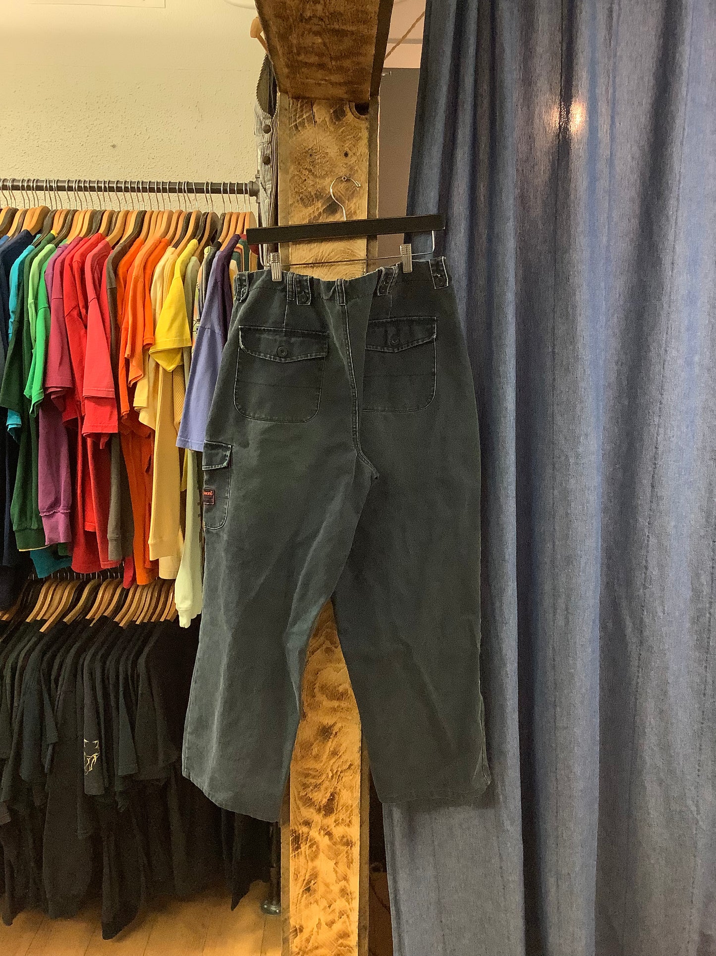 Vintage B.U.M Navy Blue Denim Pants - 40x32
