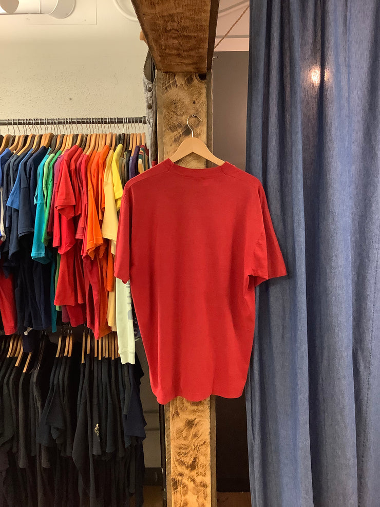 Vintage Old Milwaukee Red T-Shirt - XL