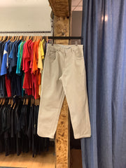 Vintage Calvin Klein Cream Denim Pants - 33x30