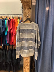 Vintage Tosani striped Knit Sweater - L