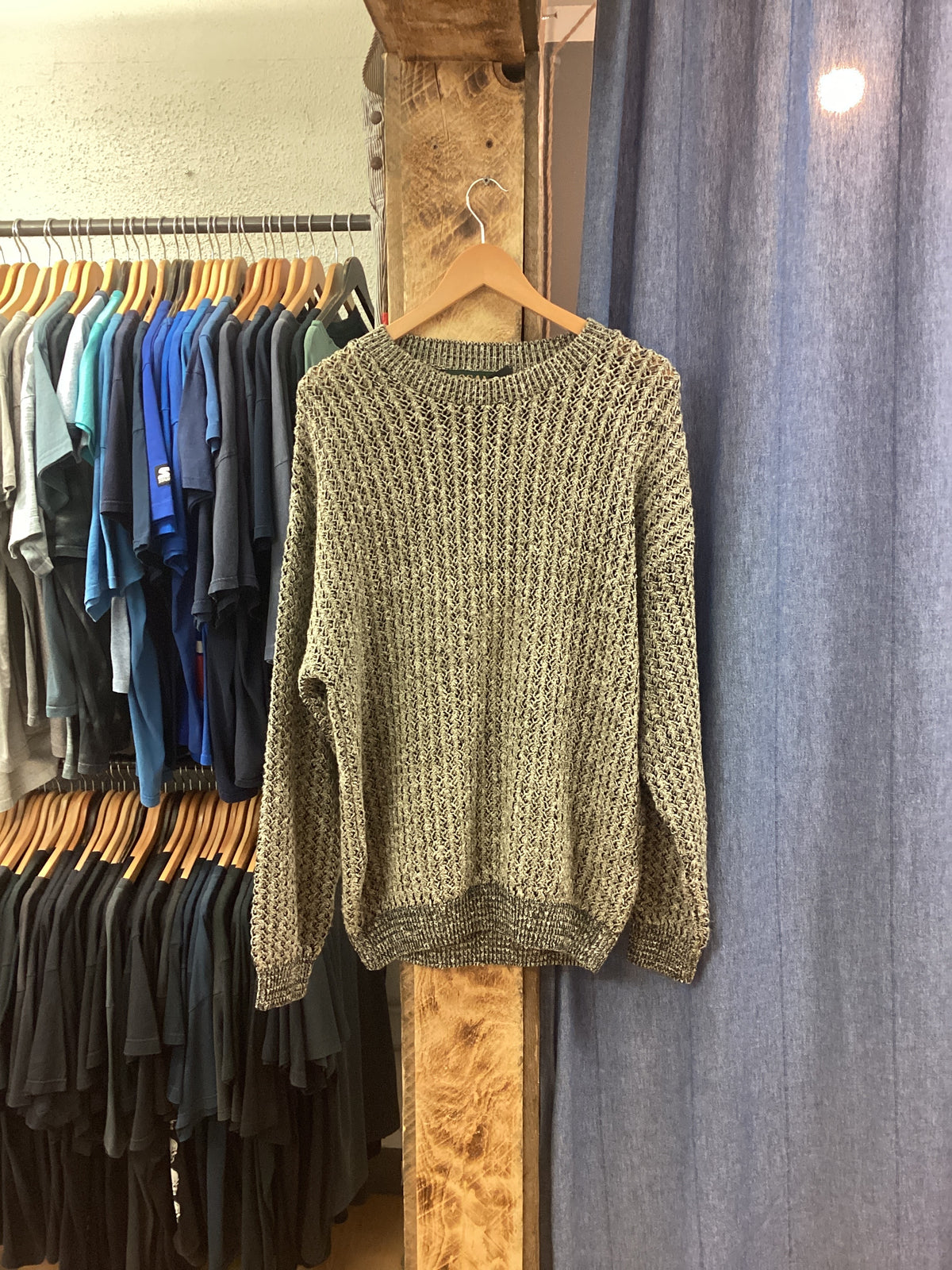 Vintage Tosani Olive Knit Sweater - L
