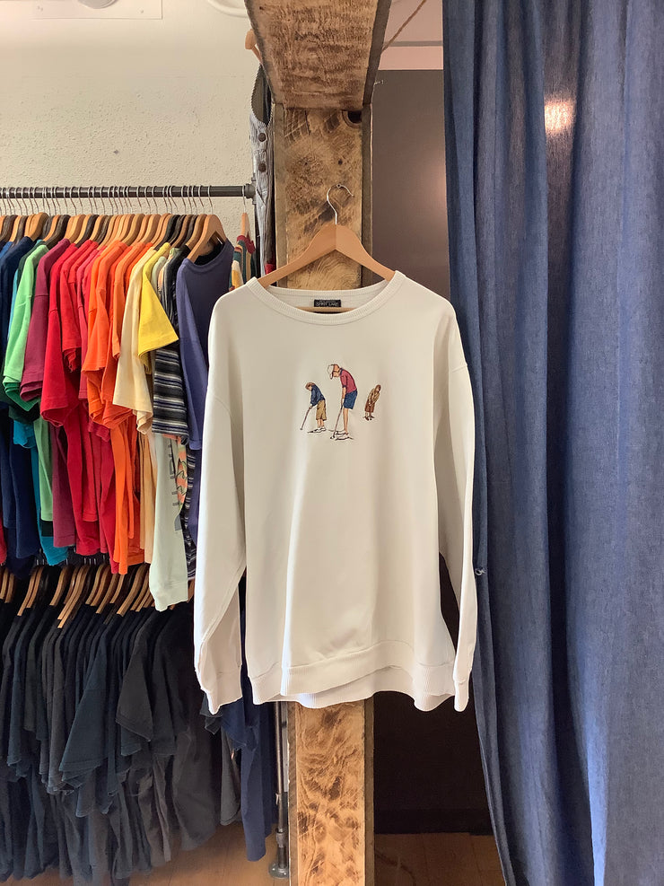 Vintage Golf White Crewneck - L