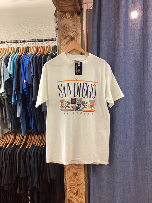 Vintage San Diego White T-Shirt - L