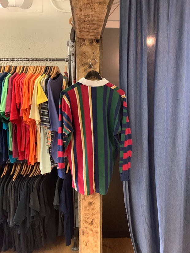 Vintage Chaps Ralph Lauren Polo Striped Longsleeve - M