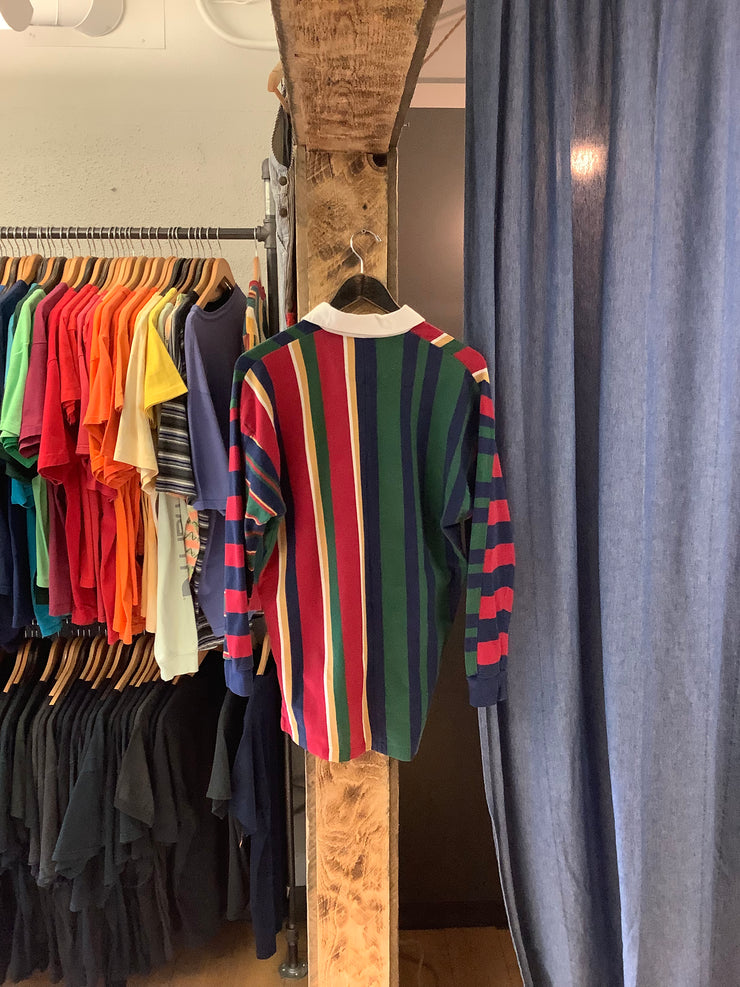 Vintage Chaps Ralph Lauren Polo Striped Longsleeve - M