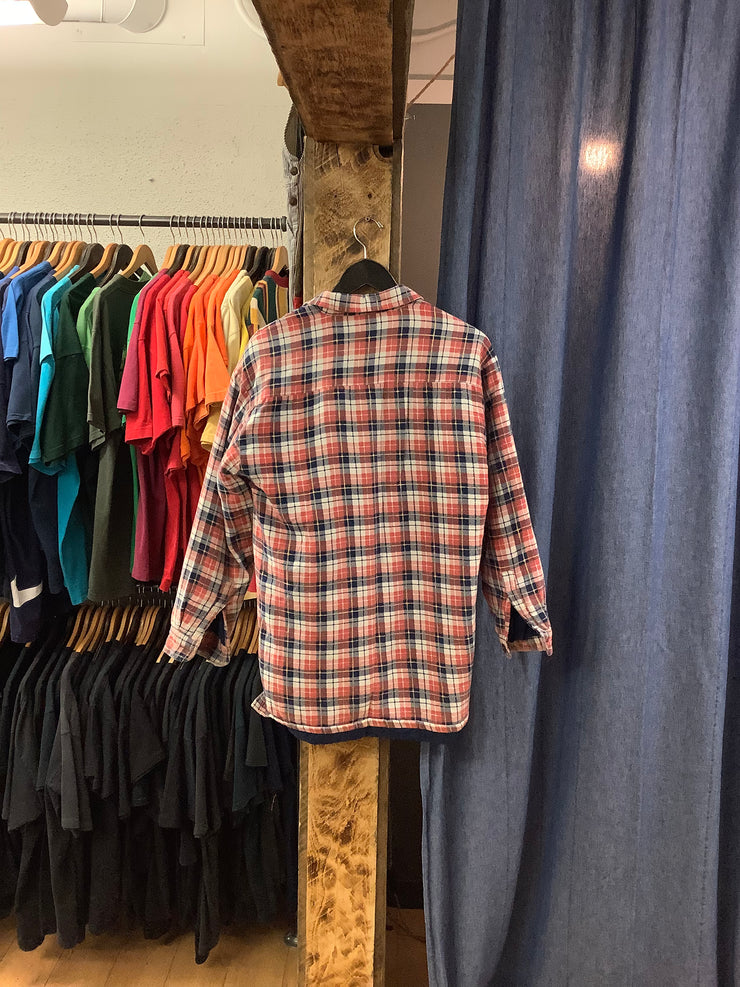 Vintage Respect Plaid Button Up Jacket - S