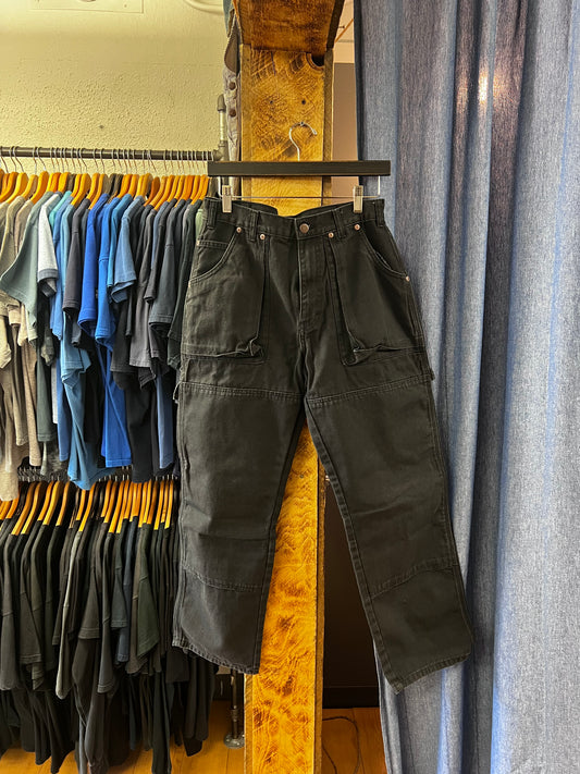Vintage dickies black cargo pants - 32x30