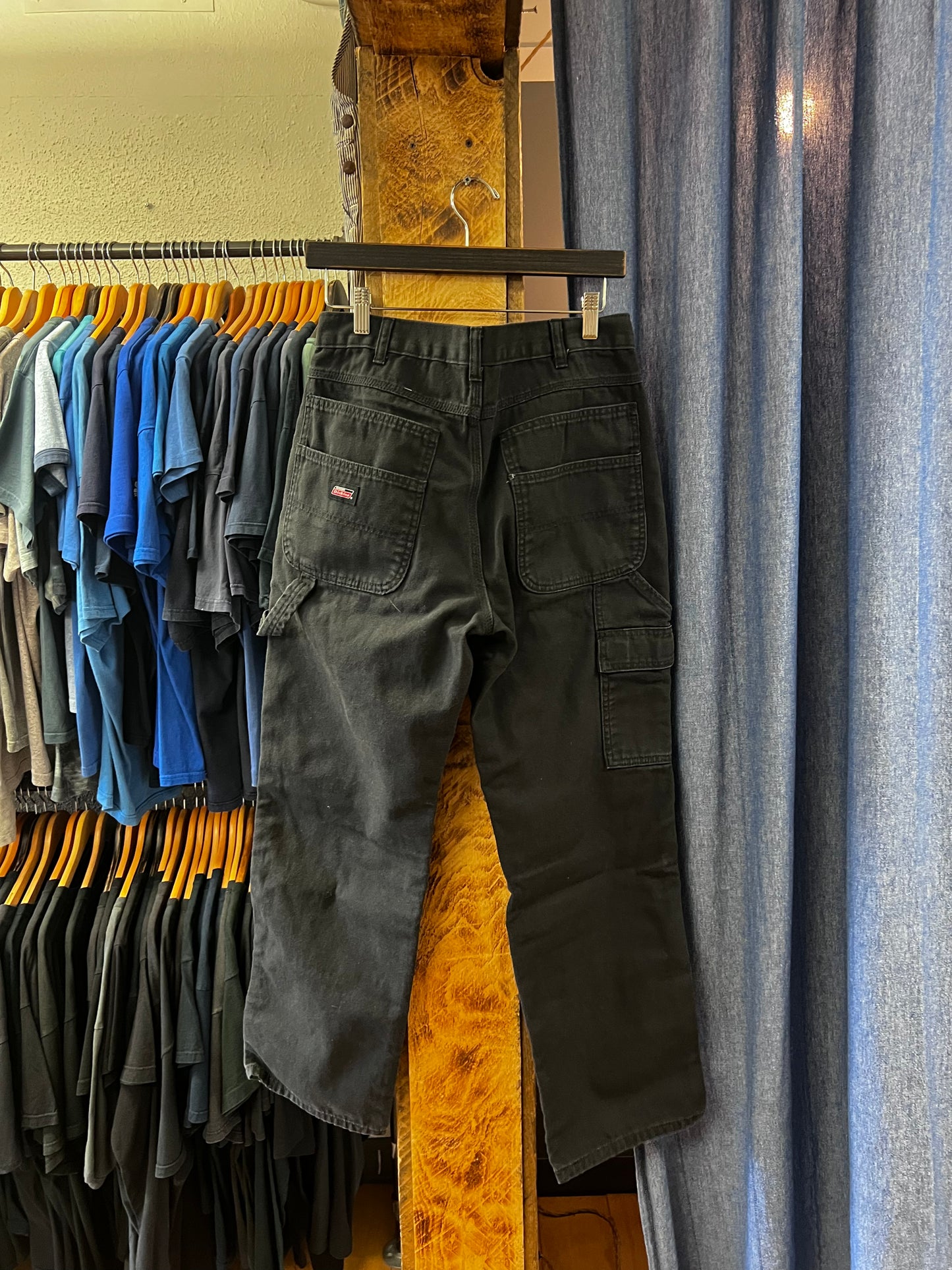 Vintage dickies black cargo pants - 32x30