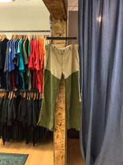 Vintage Remington Cream/Green Formal Pants - 38