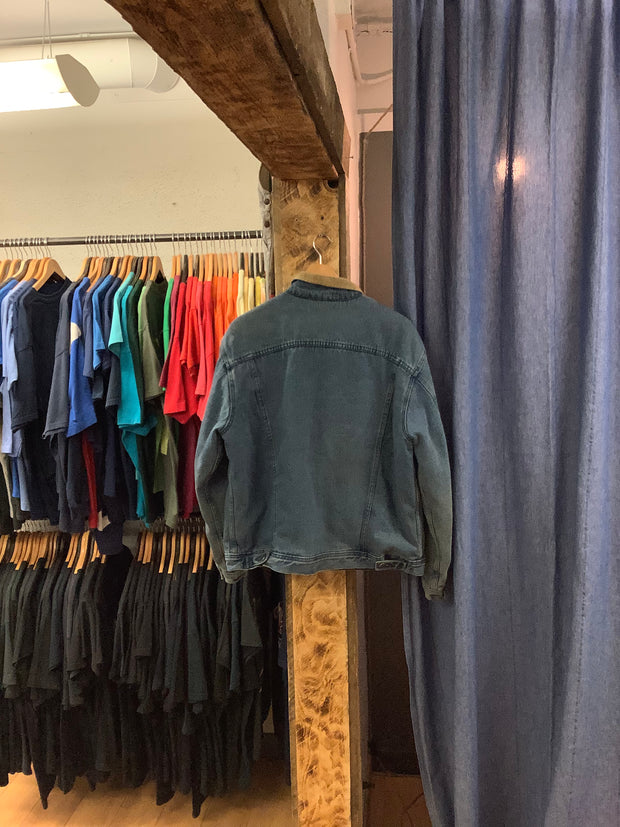 Vintage work kong blue denim jacket - L