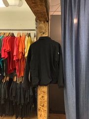 Vintage Starter Nylon black zip up jacket - L