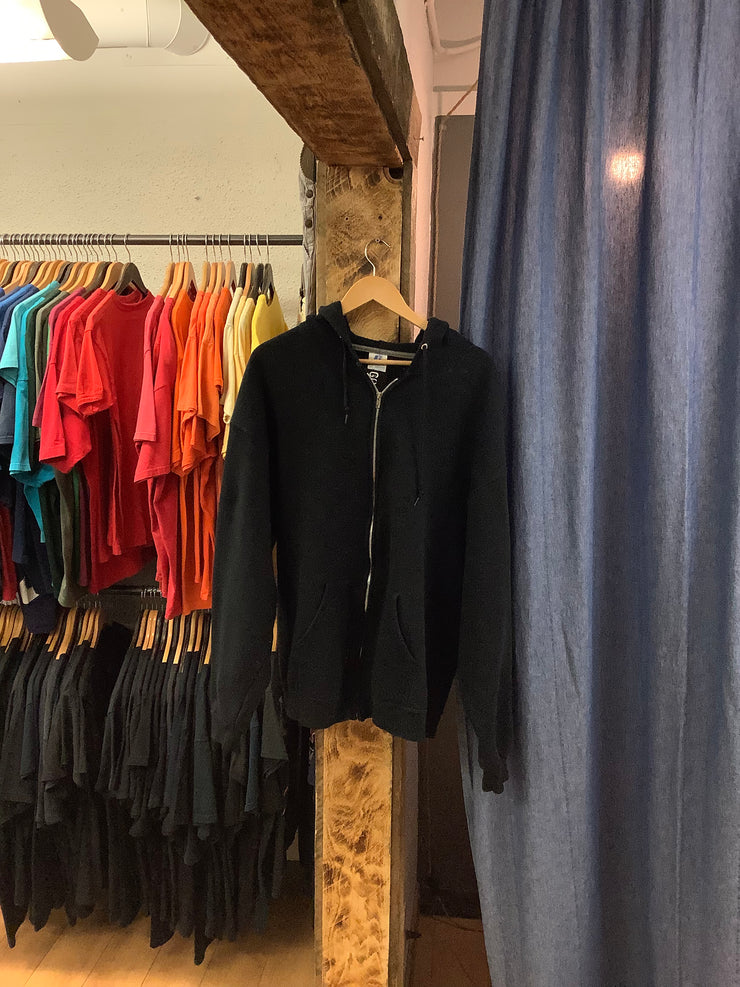 Vintage Russel Athletic Black Hoodie - XXL