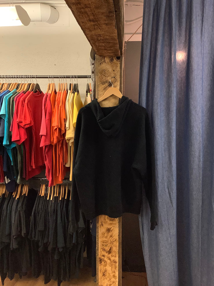 Vintage Russel Athletic Black Hoodie - XXL