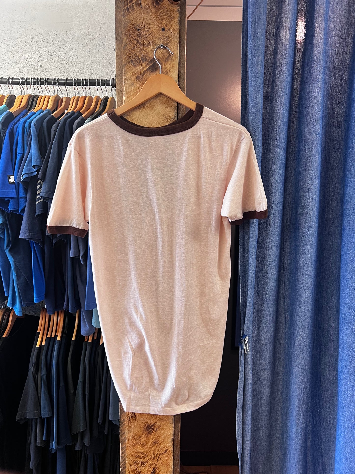 Vintage long beach bc cream T-shirt - XL