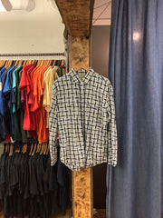 Vintage Cowboy Legend striped Pearl snap Button Up Shirt - XL