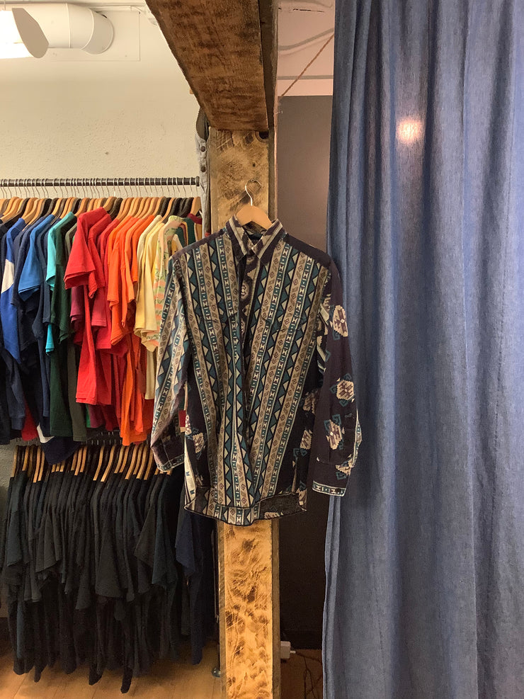 Vintage Panhandle Slim aztec Patterned Button Up - M