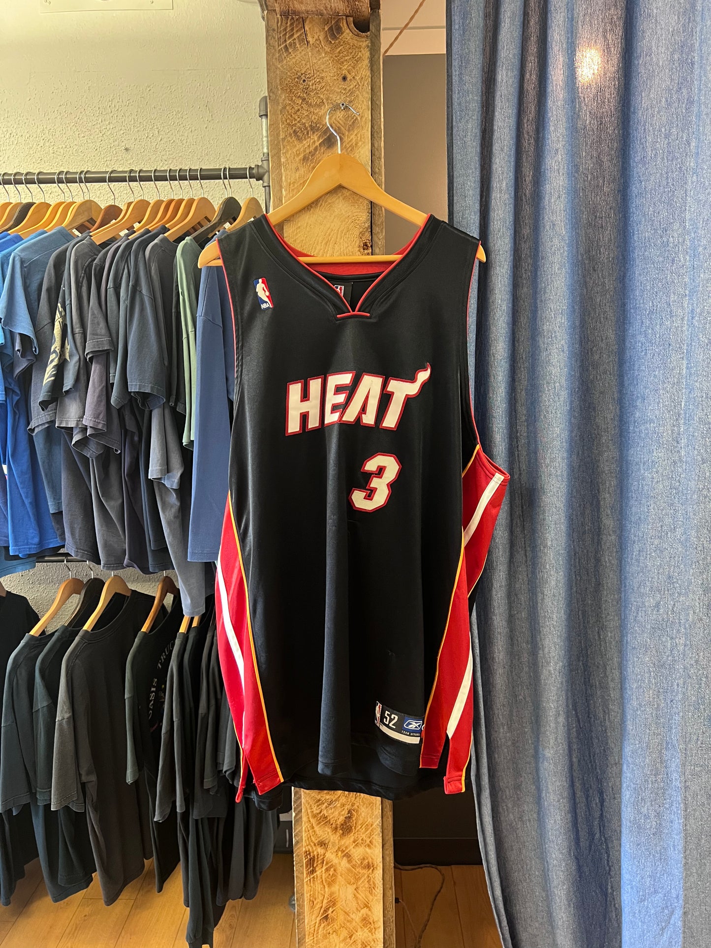 Dwayne Wade Miami Heat Black NBA Jersey - XXL