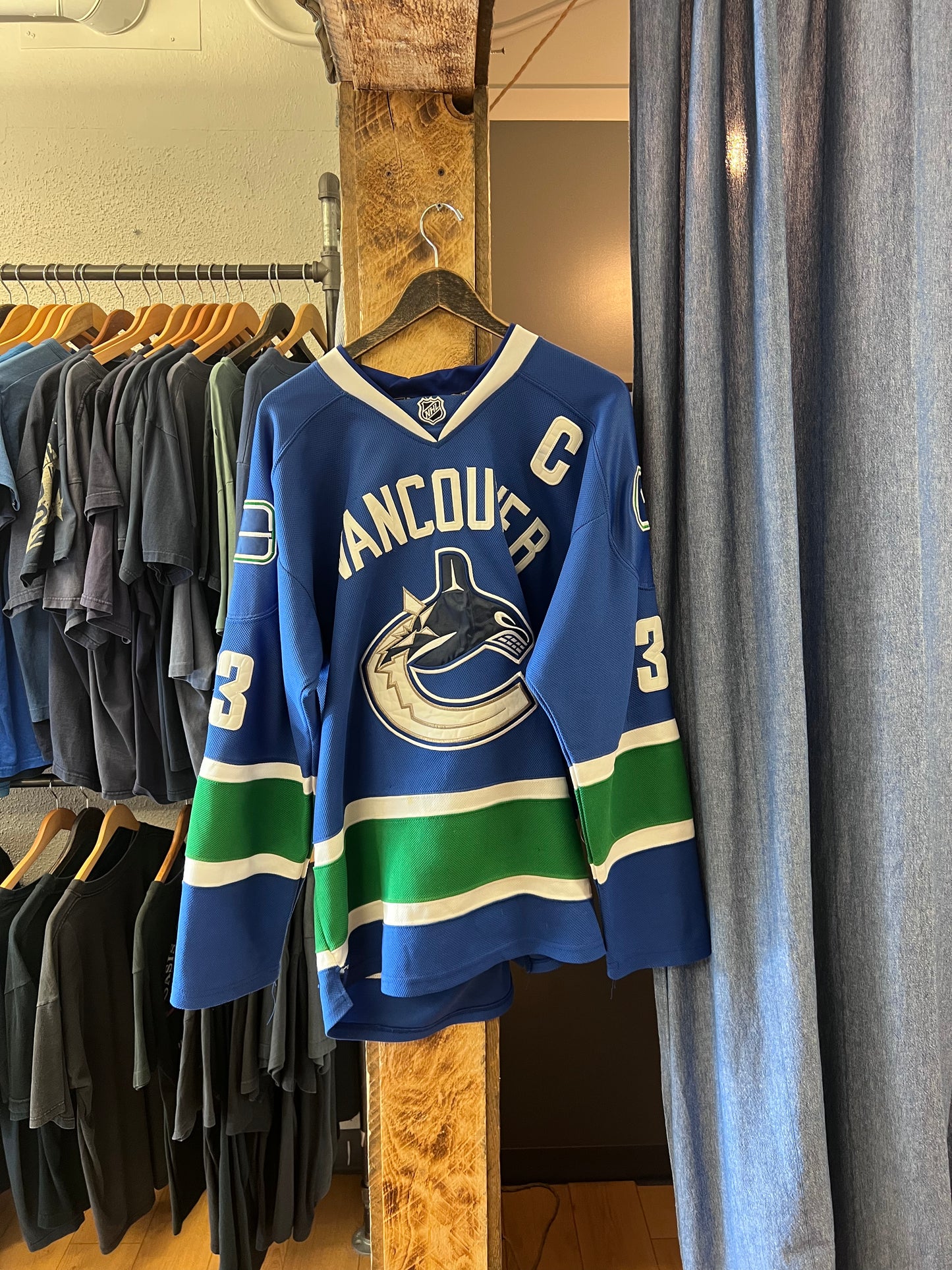 Vintage sedin Vancouver Canucks blue hockey jersey - XL