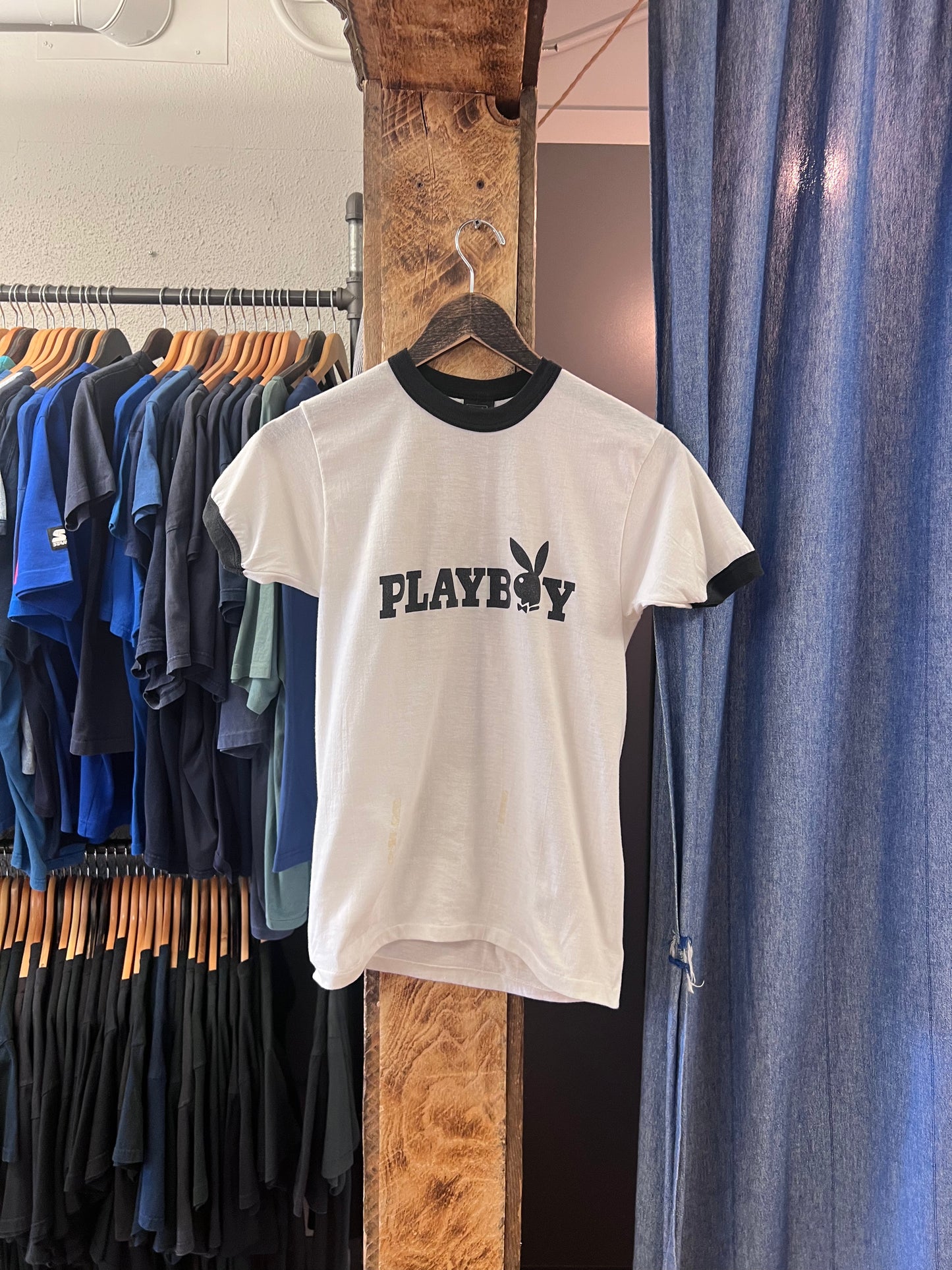 Playboy white graphic T-shirt - s