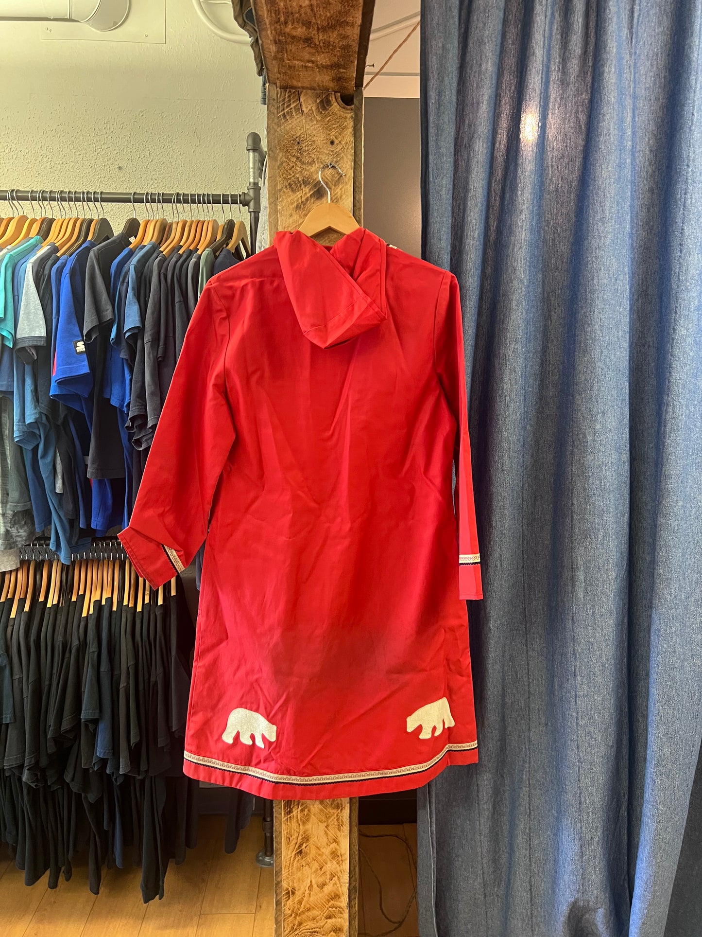Vintage polar bear red outerwear jacket - XL