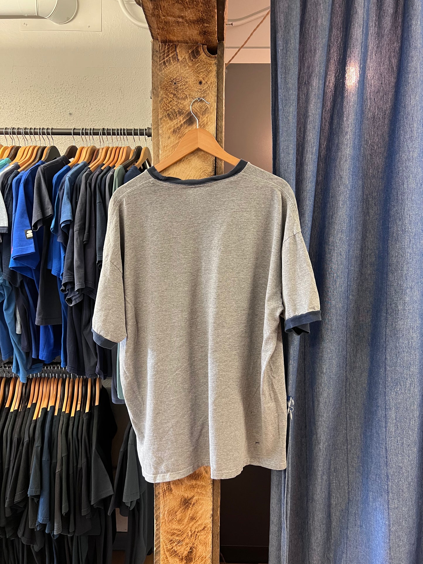 Vintage 2000s Nike grey T-shirt - XXL