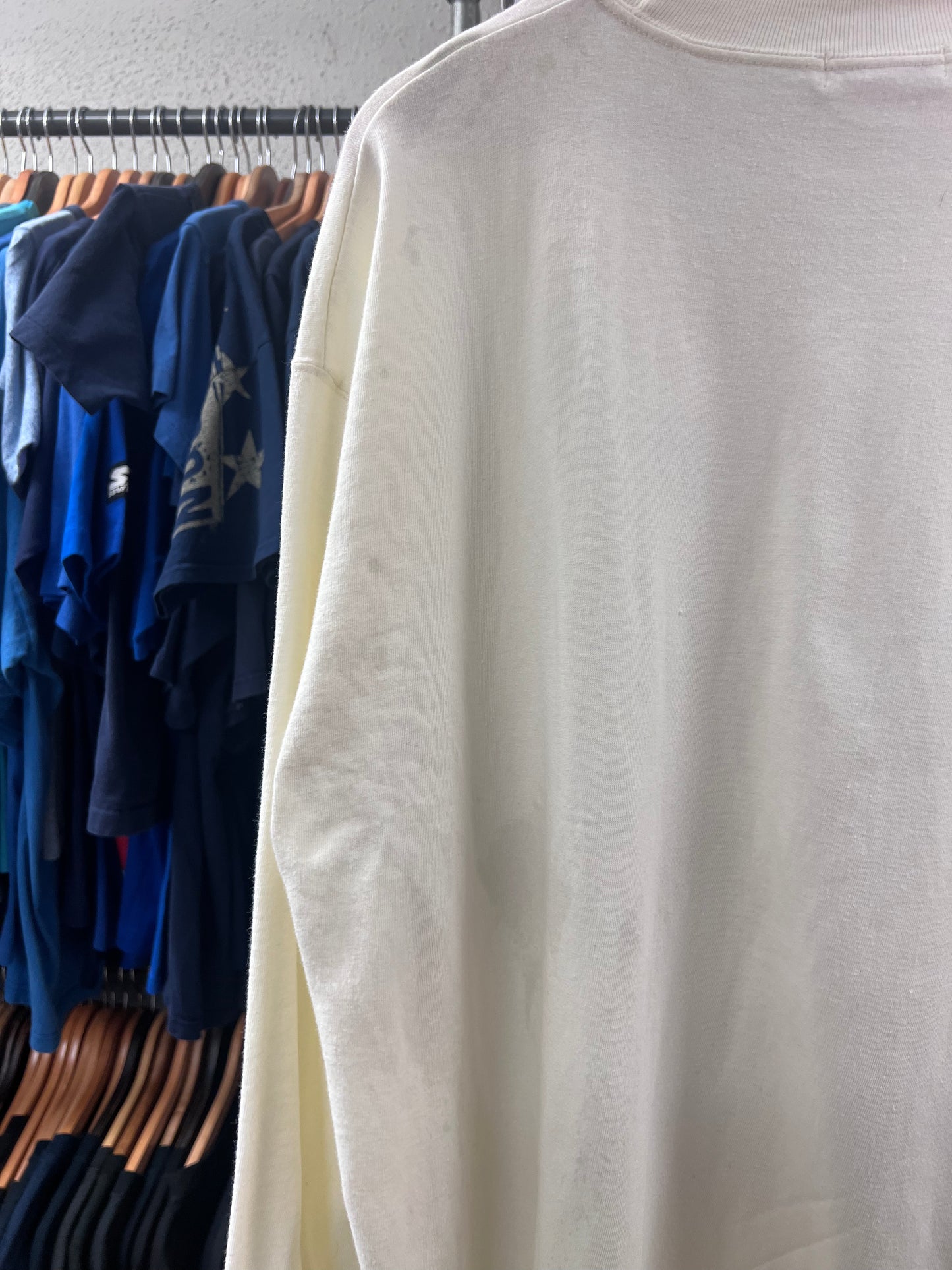 vintage club Monaco white Longsleeve - l