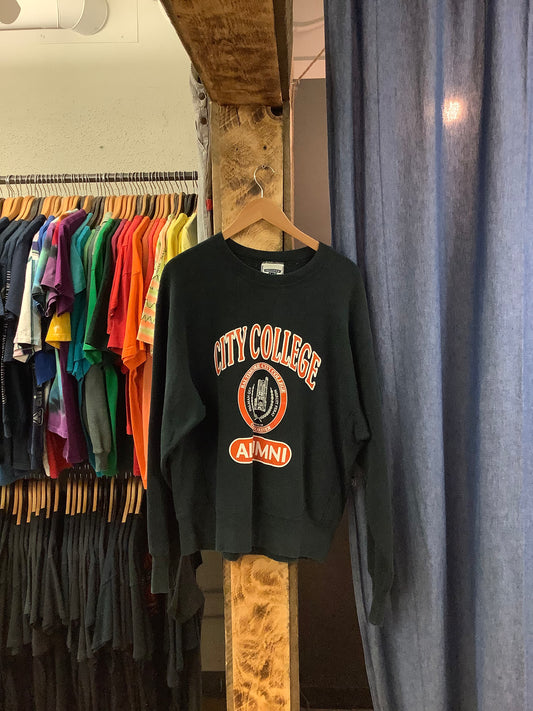 Vintage Baltimore City College black sweater - XL