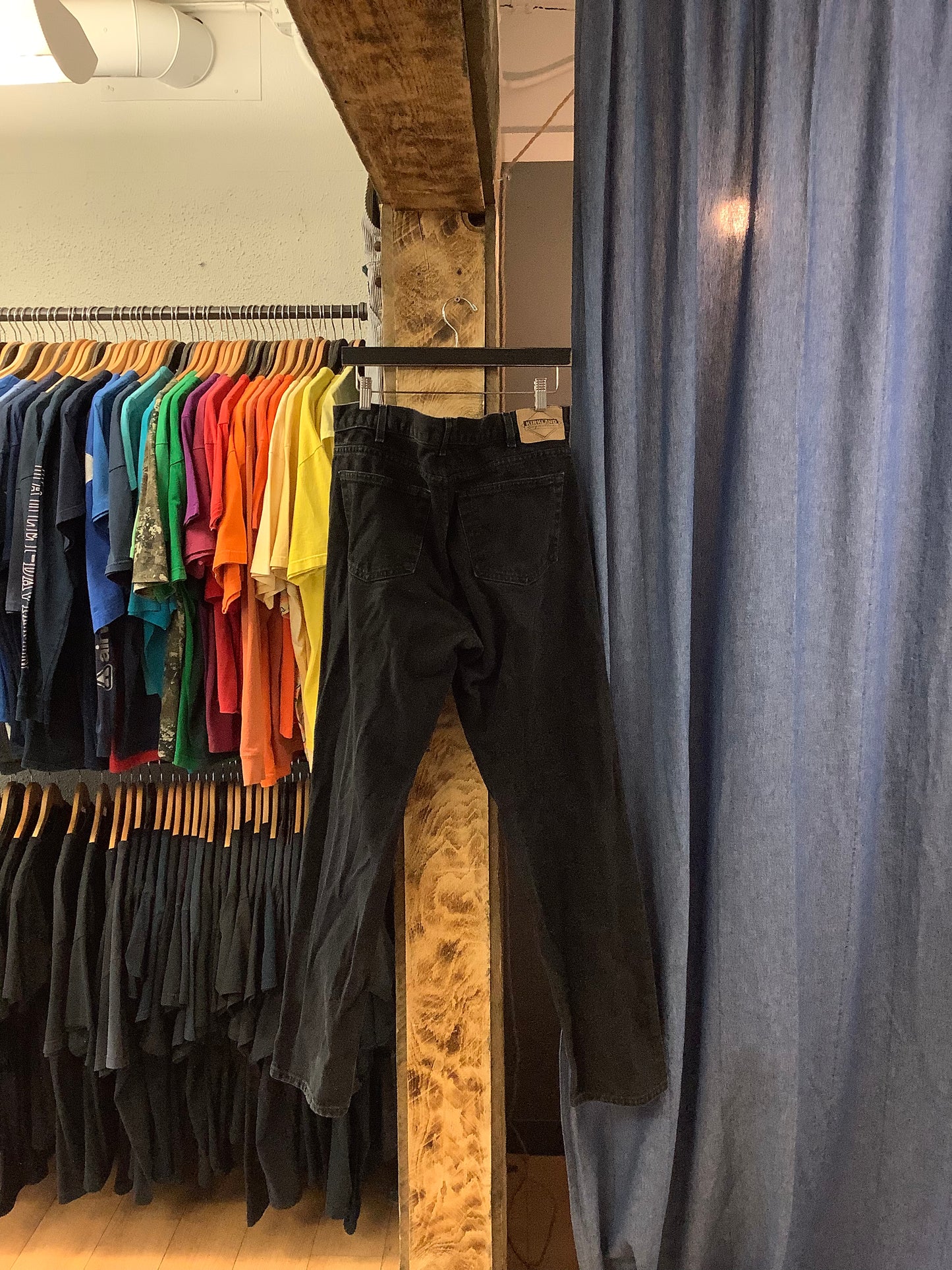 Vintage Kirkland Black Denim Pants - 34x34