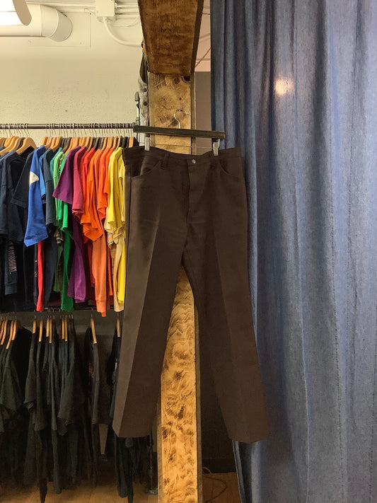 Vintage Wrangler Brown Formal Pants - 38