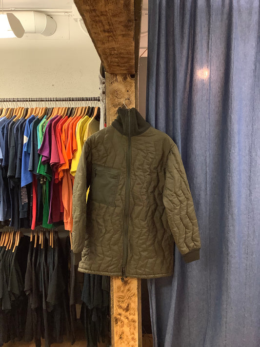 Vintage Green Military Outerwear Nylon Jacket - XL