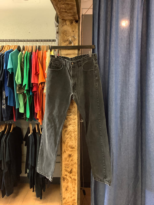 Vintage Levi Strauss grey denim jeans - 34