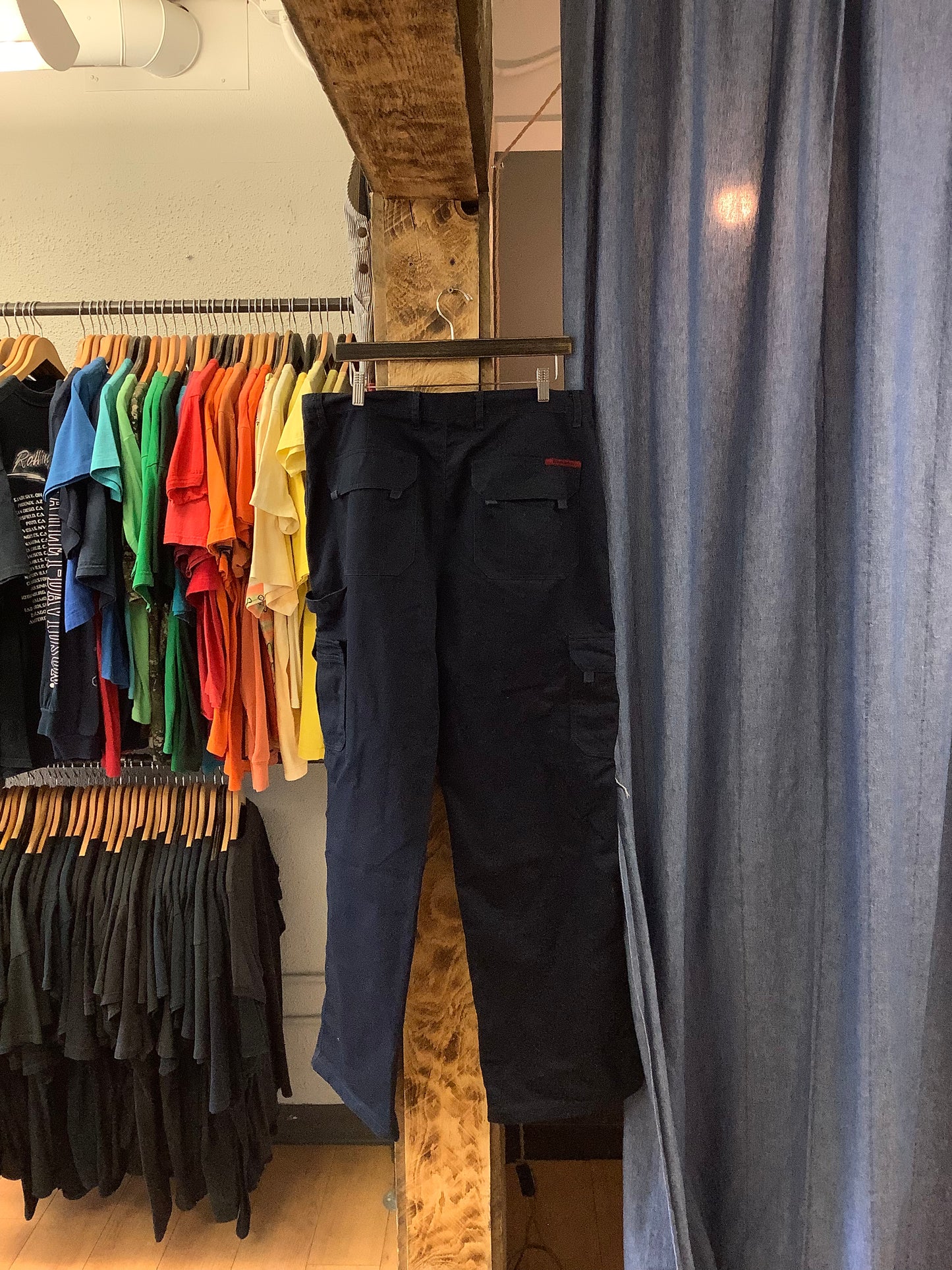 Vintage men’s workwear navy cargo pants - 35