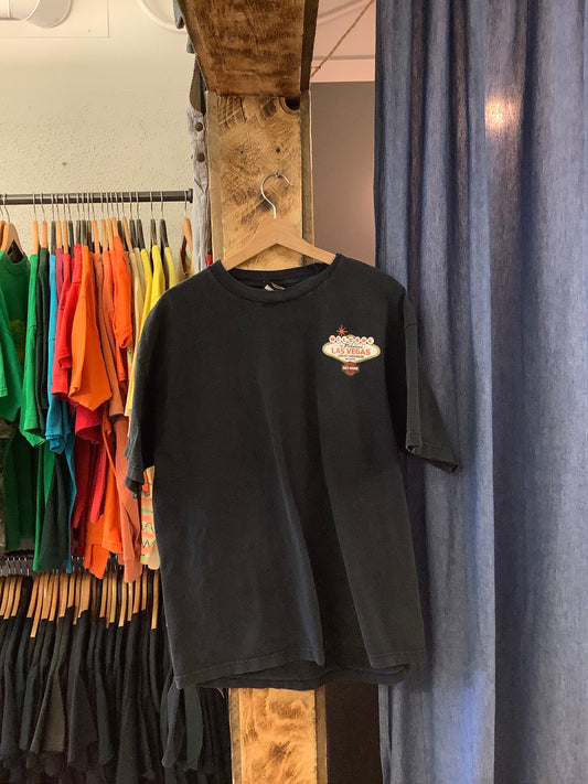 Vintage Harley Davidson Las Vegas black graphic t-shirt - XL