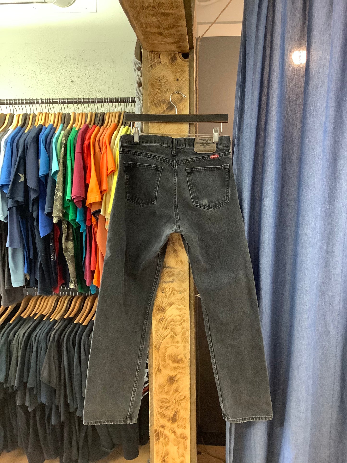 Vintage wrangler black denim pants - 30x32