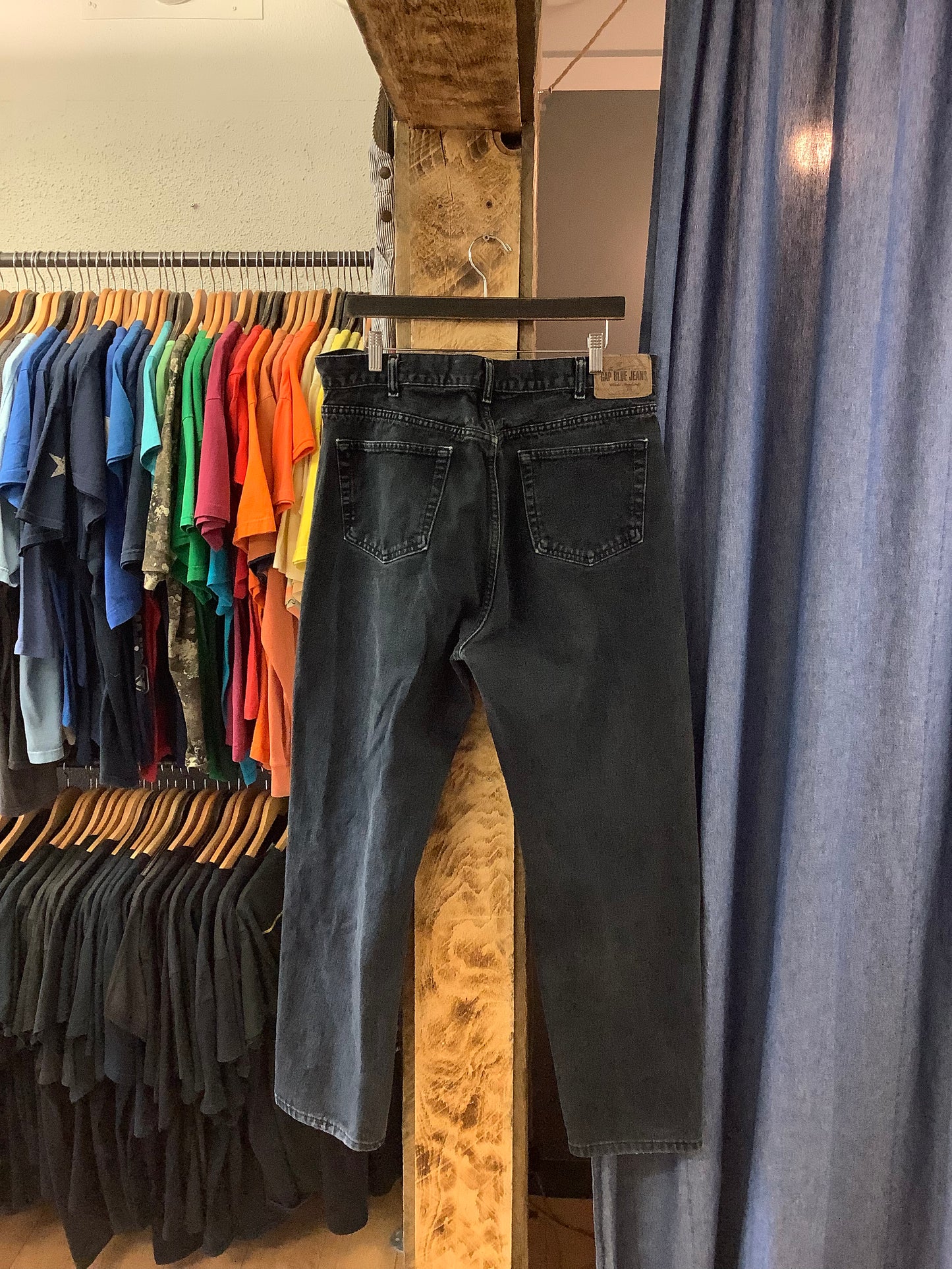 Vintage Gap Black Denim Pants - 38x32