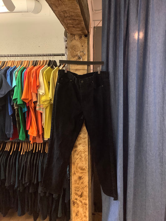 Vintage black denim pants - 36x29