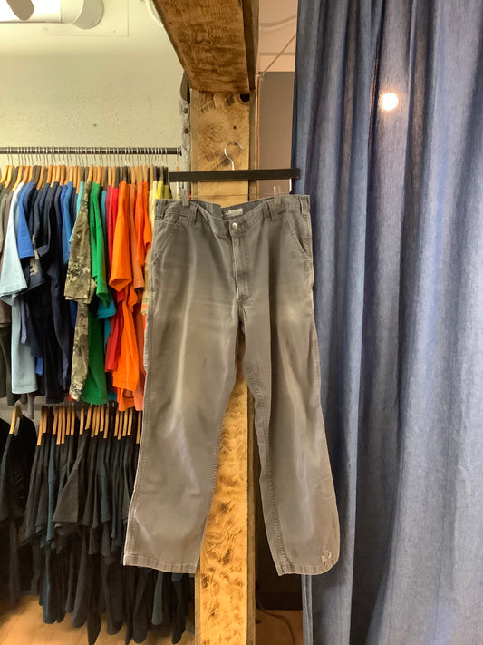 Vintage carharrt relaxed fit grey casual pants - 38x32