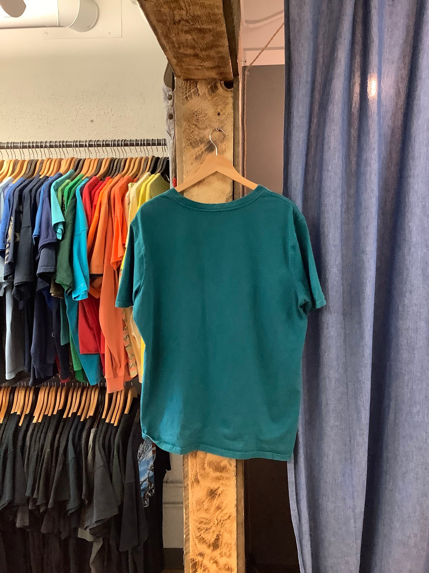 Vintage Carhartt turquoise blank t-shirt - XL