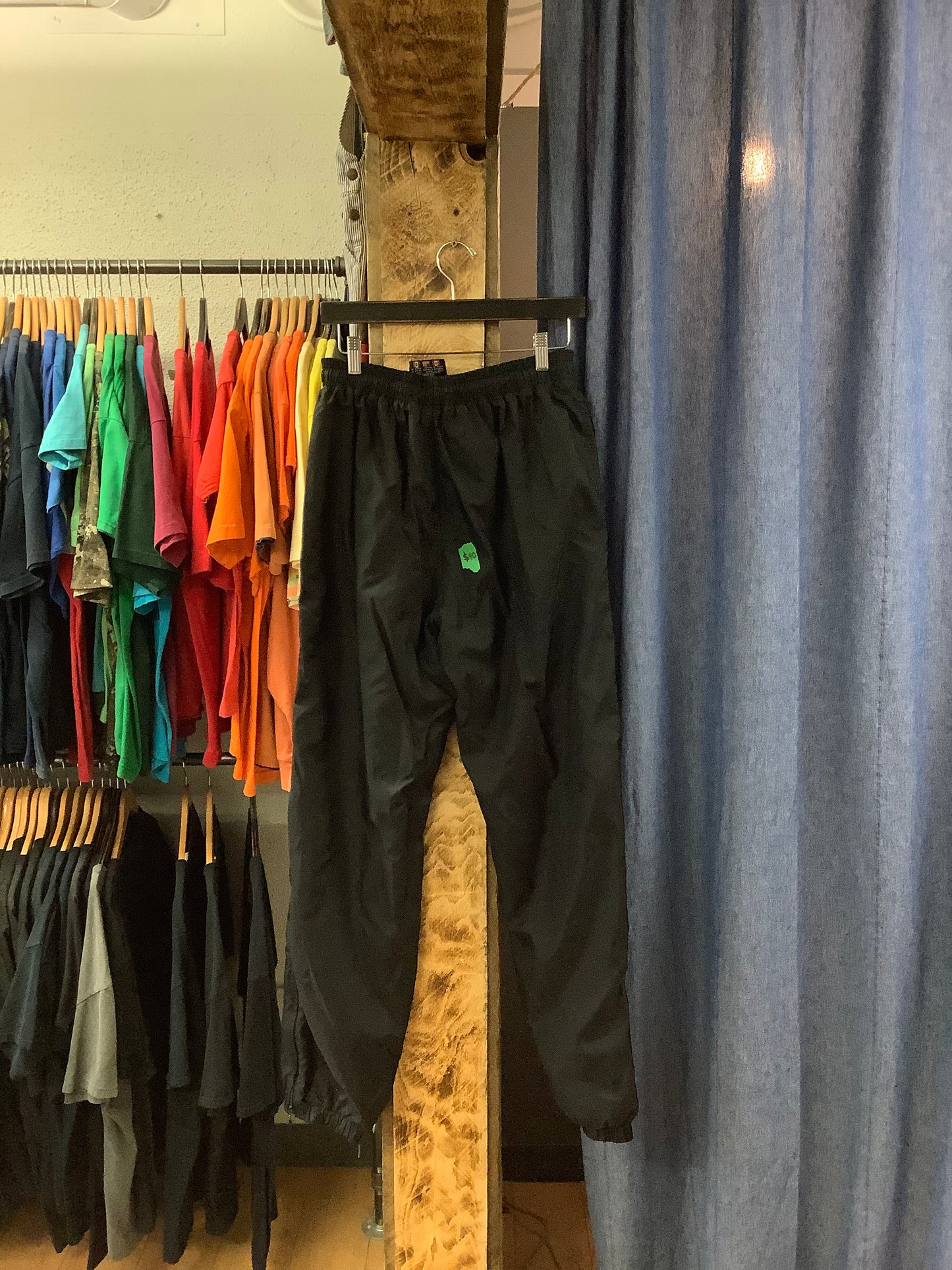 Vintage adidas originals black track pants - m
