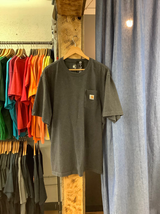 Vintage carharrt blank dark grey t-shirt - XL