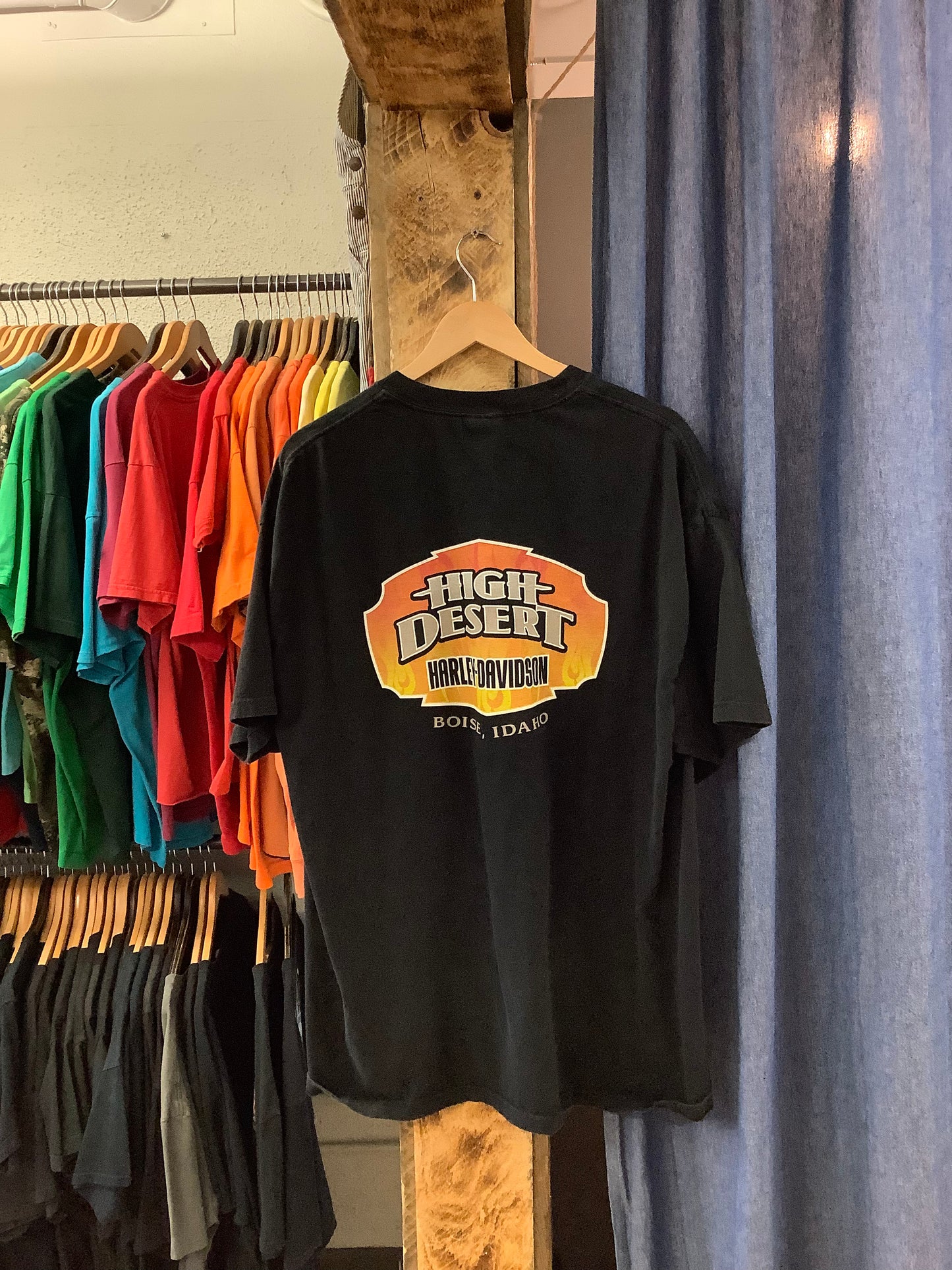 Vintage Harley Davidson high desert graphic black t-shirt - XXL